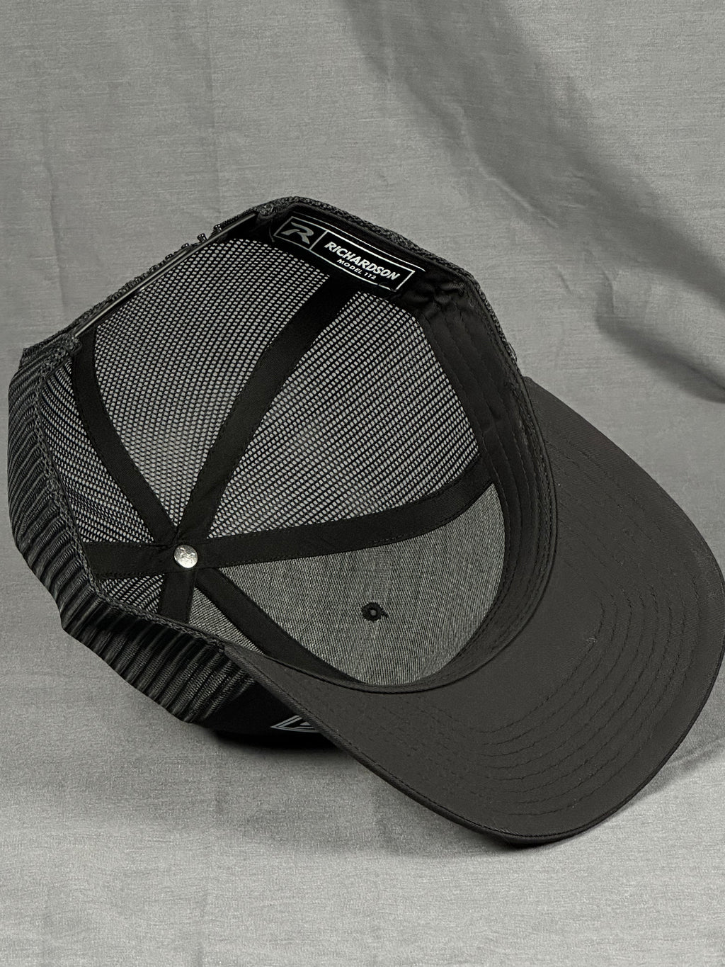 inside view of the Richardson 112 snapback adjustable hat