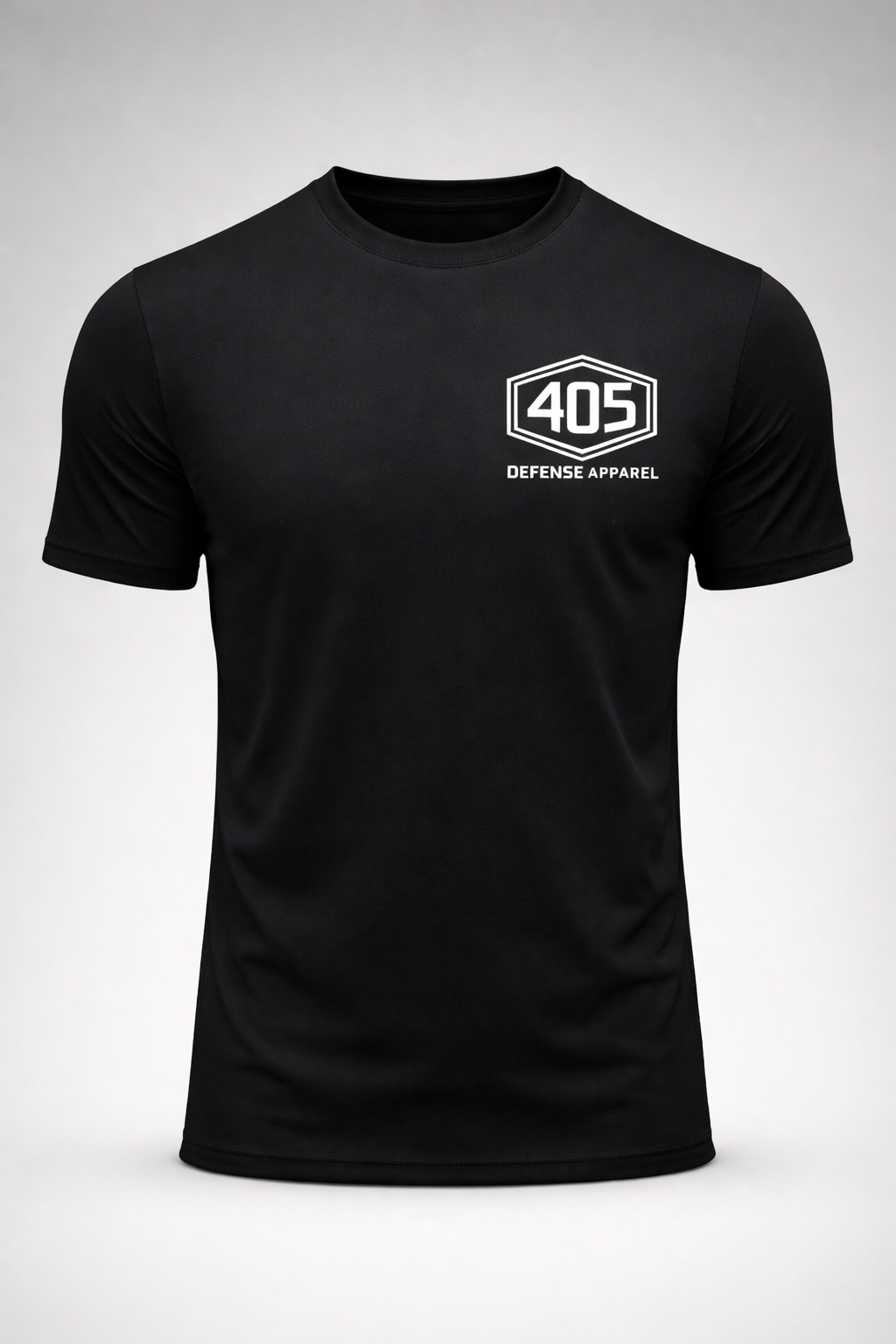 Keep Going tactical t-shirt black front view by 405 Defense Apparel
